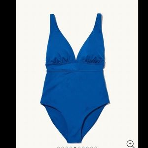 Knix Tamarindo V neck one piece bathing suit